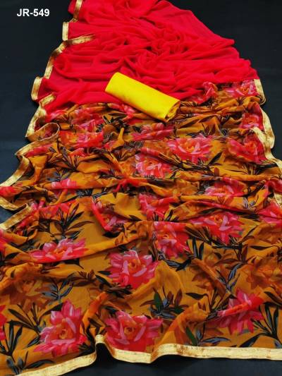 D.NO. JR-549 BY SAGAR IMPEX PRINTED SAREE WHOLESALER IN SURAT